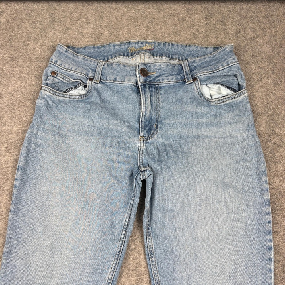 Wrangler Bootcut Jeans Womens 13x30 Light Wash Denim Western Cowboy Outdoors